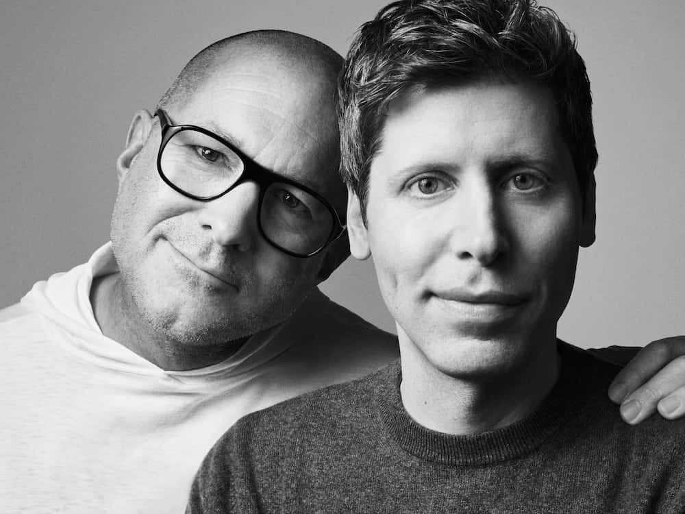 Jony Ive and Sam Altman